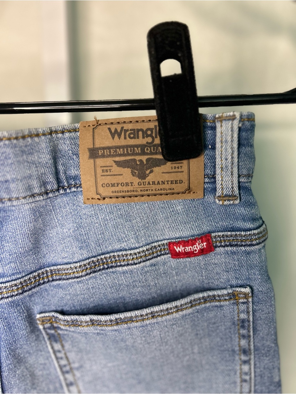 Wrangler Boys Five Star Taper Fit Stretch Jeans Size 12 Slim - Picture 3 of 7